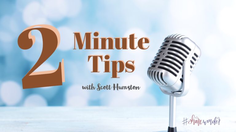 Scott Humston-2 Minute Tips-Episode 8-Drop It Like A Box