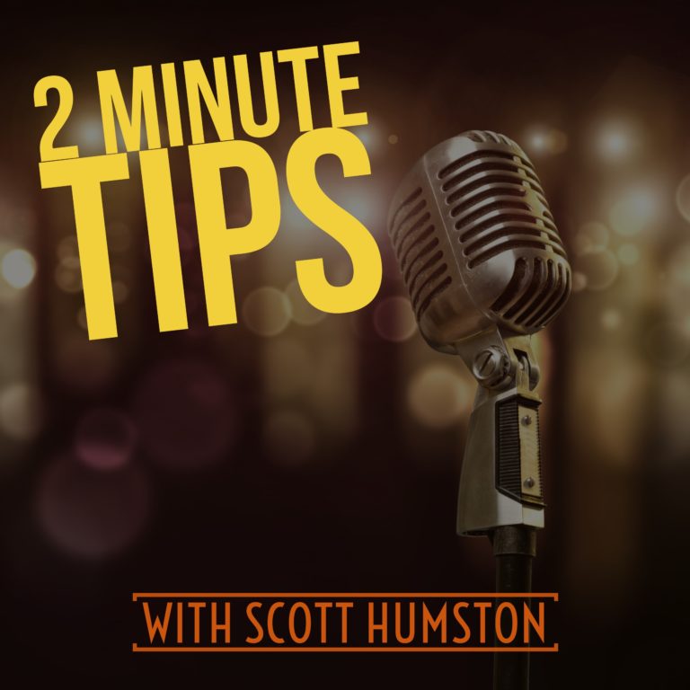 2 Minute Tips with Scott Humston-Episode 26-Nomenclature of the Stage